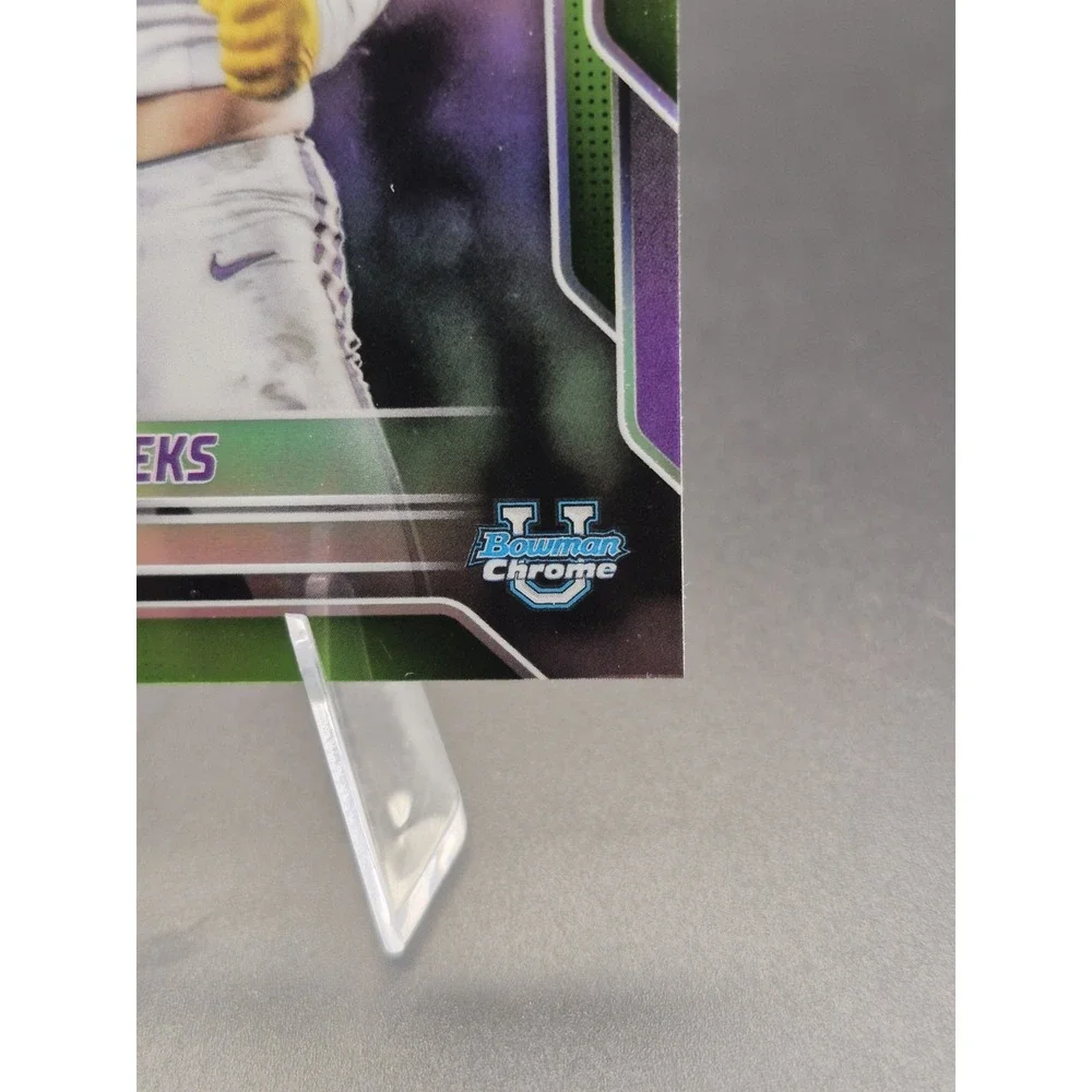 2025 Bowman U Chrome Football Whit Weeks Lime Green /275 LSU Tigers